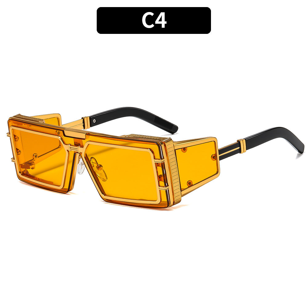 Statement Geometric Shield Sonnenbrille