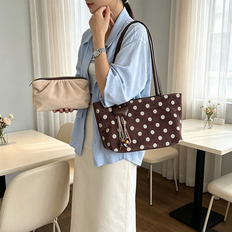 Wildleder Schulter Tote Bag Brehn