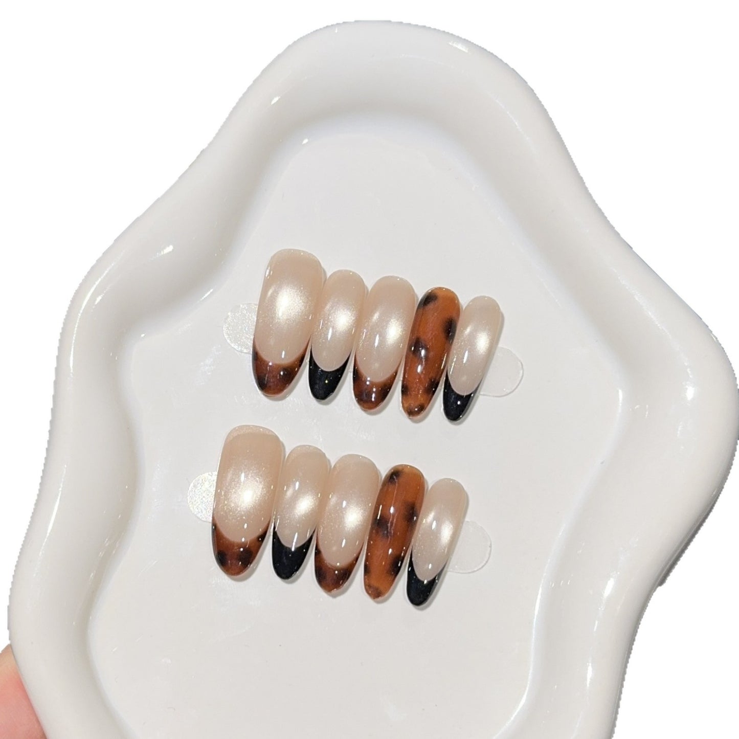 Exklusive Kunstnagelspitzen mit Elegantem Farbverlauf Brehn