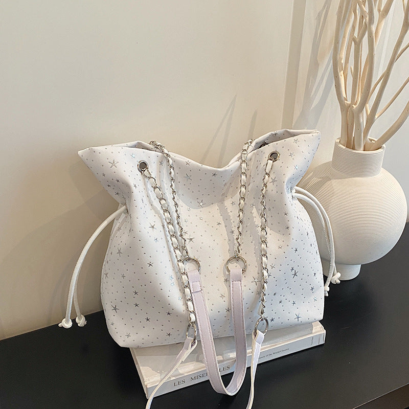 WoStylish Zugband Schultertasche Brehn