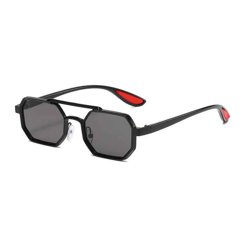Damen modische Designer-Sonnenbrille mit exklusivem achteckigem Rahmen Brehn