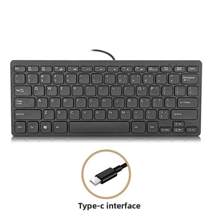 Kompakte Usb-Tastatur mit Typ-C-Anschluss Brehn