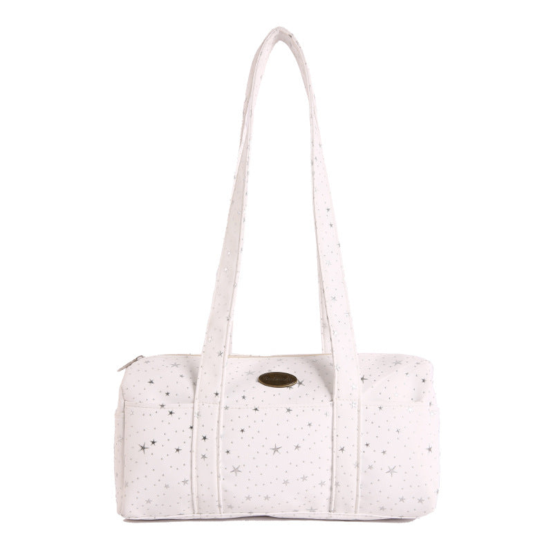 WoStylish Star-Beschmückte Schultertasche Brehn