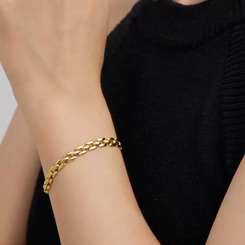 Elegante Gliederkettenarmband Brehn