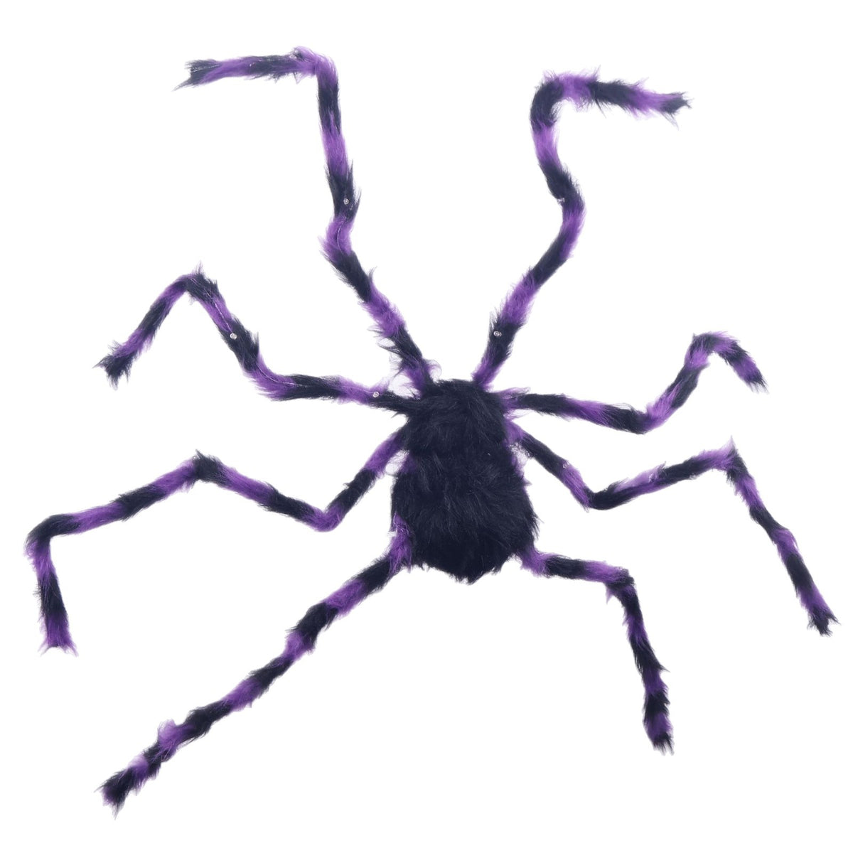 Gruselige Halloween Spinnen Dekoration mit LED-Beleuchtung