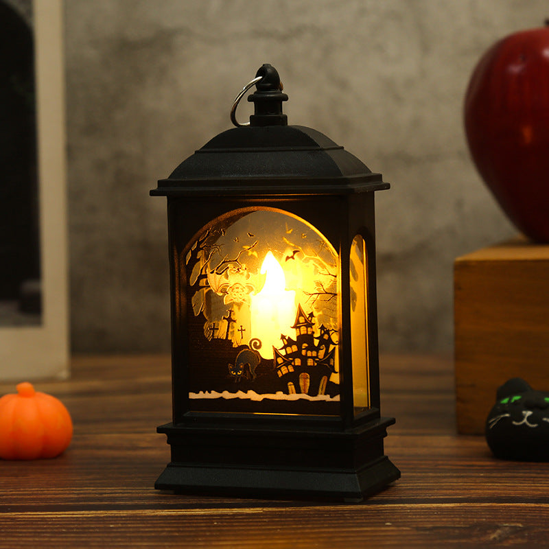 Nostalgische Laterne mit Halloween-Motiv Brehn