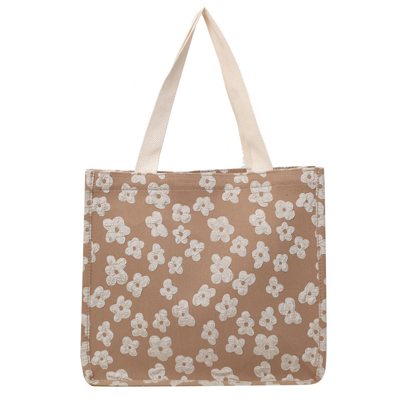 Blumenmuster Mini Tote Bag