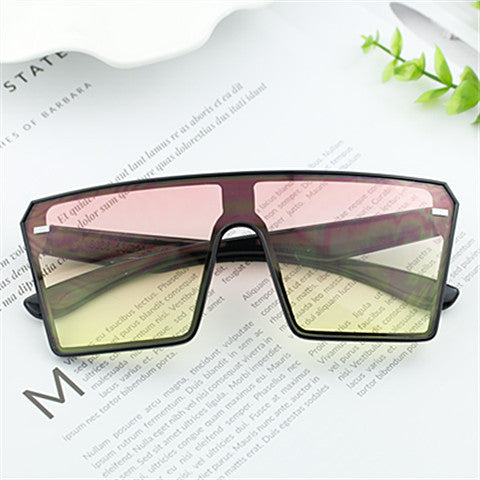 Damen Oversized Shield-Sonnenbrille Brehn