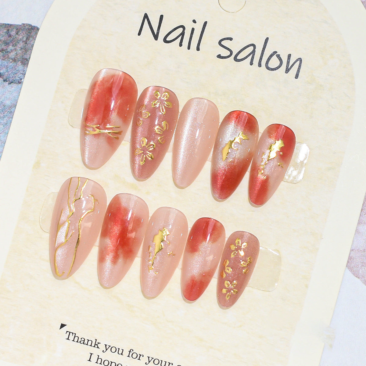 Premium Press-On Nail Set Brehn