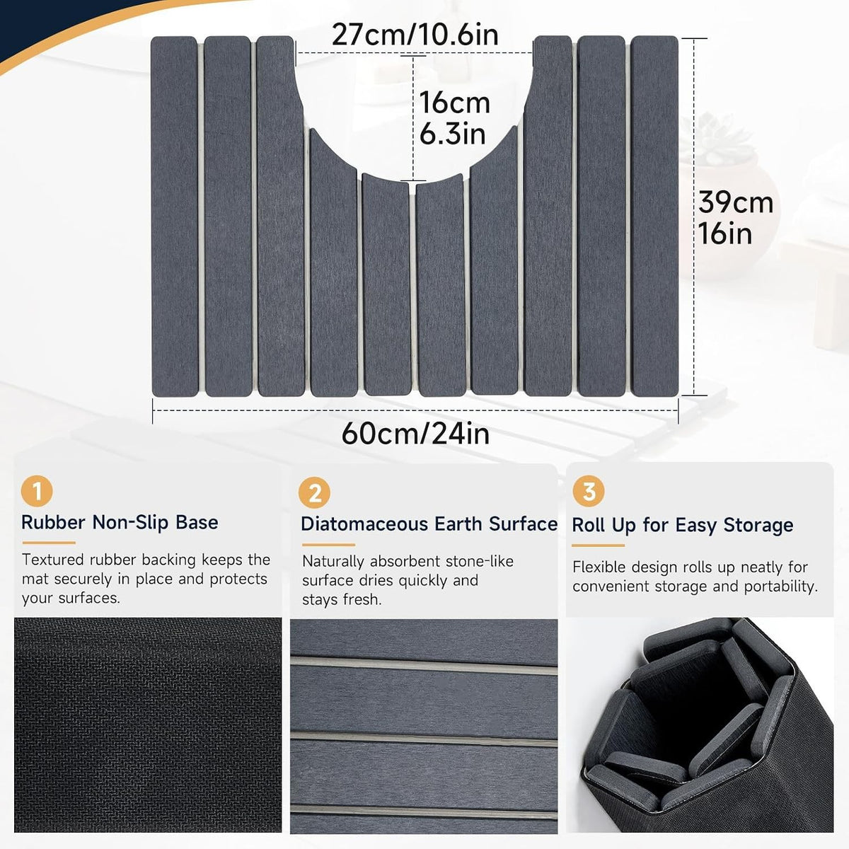 Diatomaceous Earth Badematte