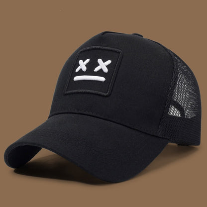Damen Sportliche Baseballkappe mit Netzseiten Brehn