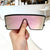 Fette Rechteck-Sonnenbrille Brehn