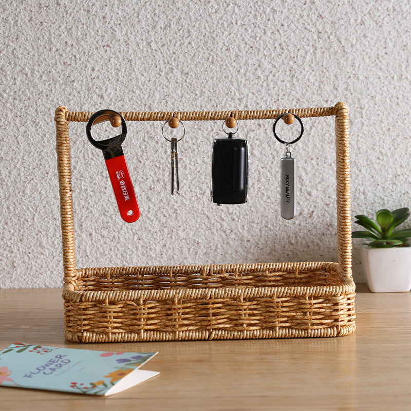 Unisex Vielseitiger Aufbewahrungskorb mit Haken Brehn