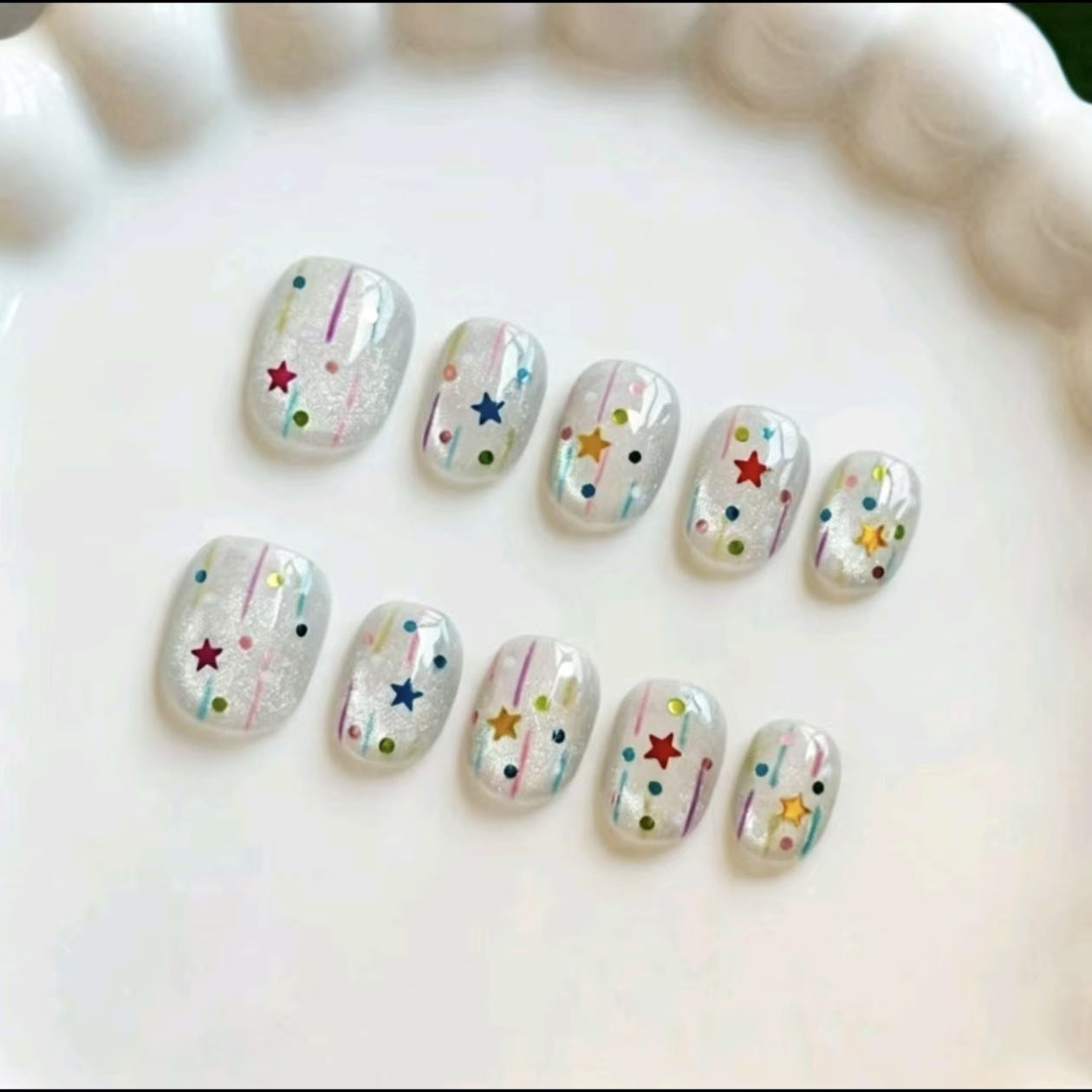 Floral Design Press-On Nägel Brehn