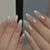 Elegantes dekoratives Press-On-Nagelset Brehn