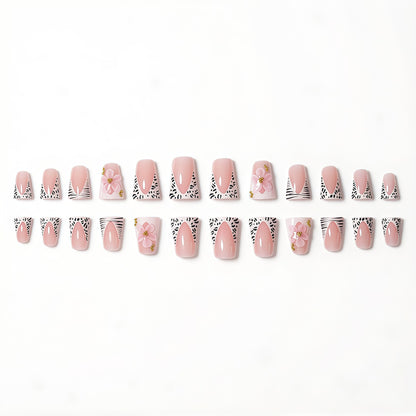 Floral Glam Press-On Nail Extensions Brehn