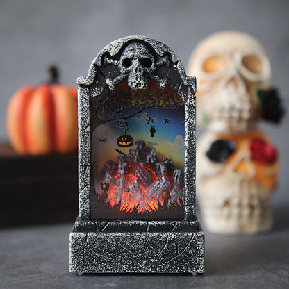 Dekorative LED Gespenster Friedhof Laterne Brehn