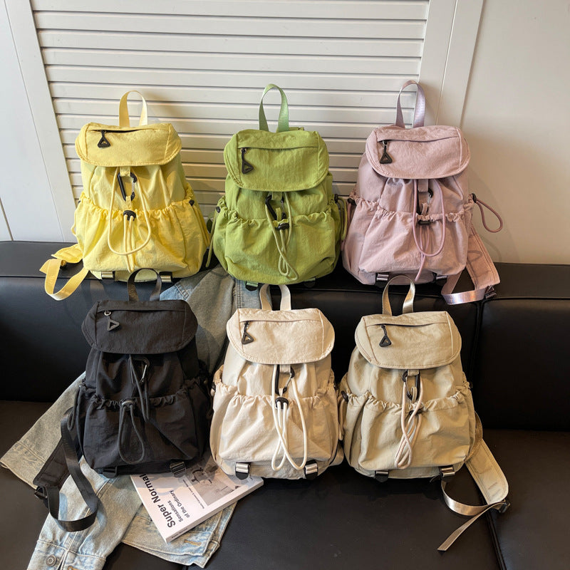 Freizeit-Rucksack mit Elastischem Kordelzug und Praktischen Seitentaschen Brehn