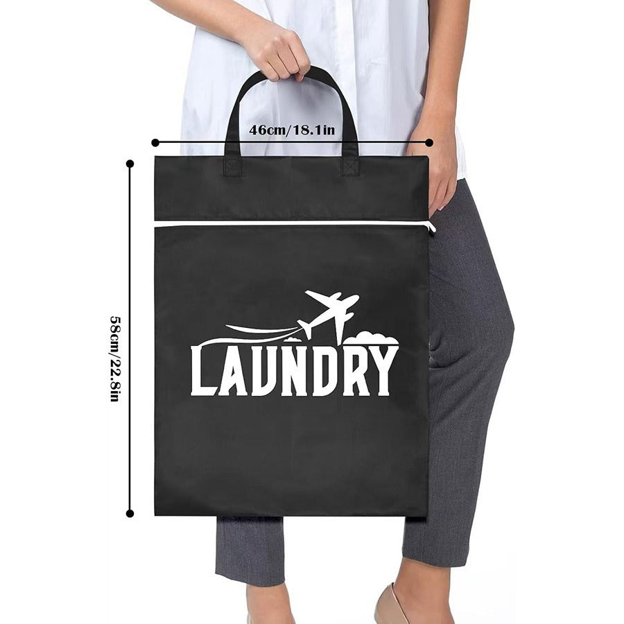 Stylische Wäsche Tasche mit Reißverschluss Brehn