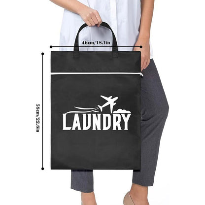 Stylische Wäsche Tasche mit Reißverschluss Brehn