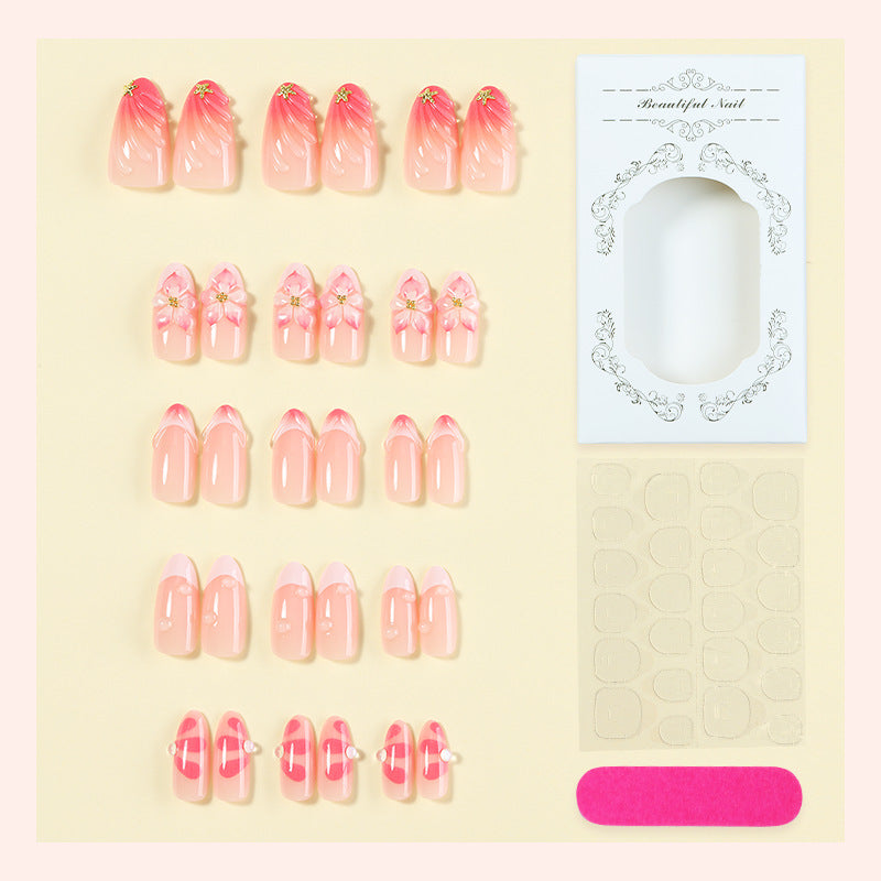 Floral Nail Art Press-On Set Brehn