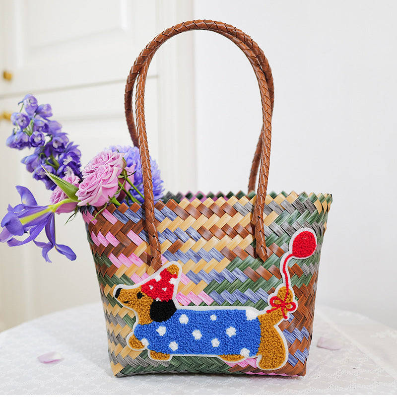 Handgewebte Strandtasche Brehn