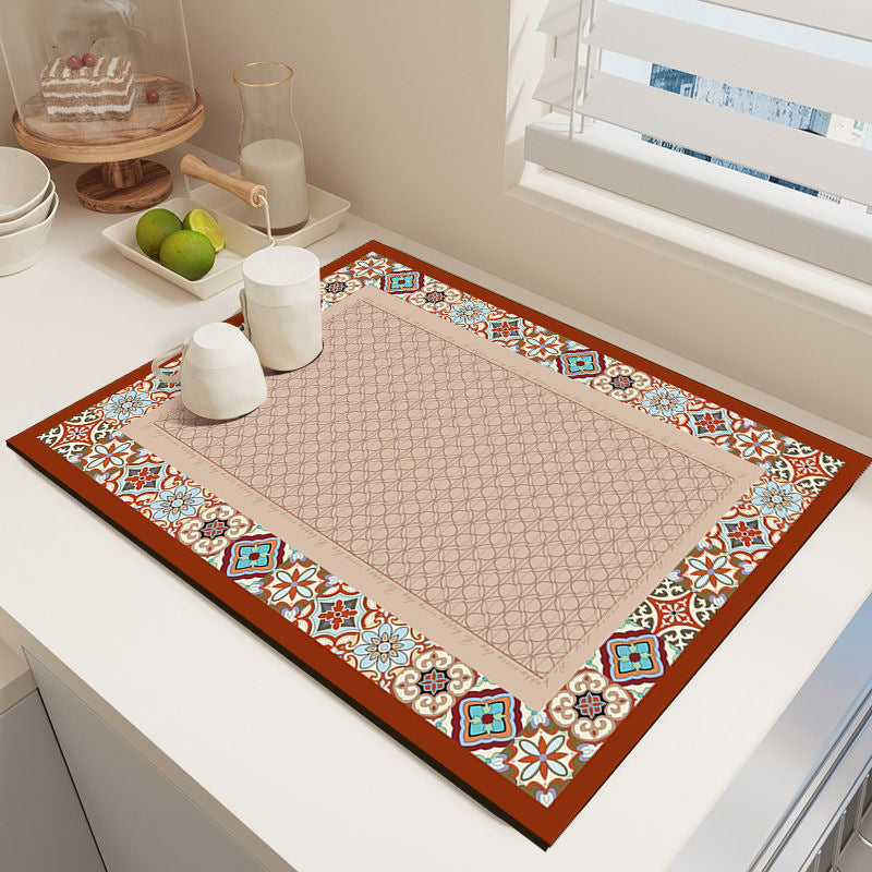 Elegante Mosaikmuster Küchenmatte Brehn