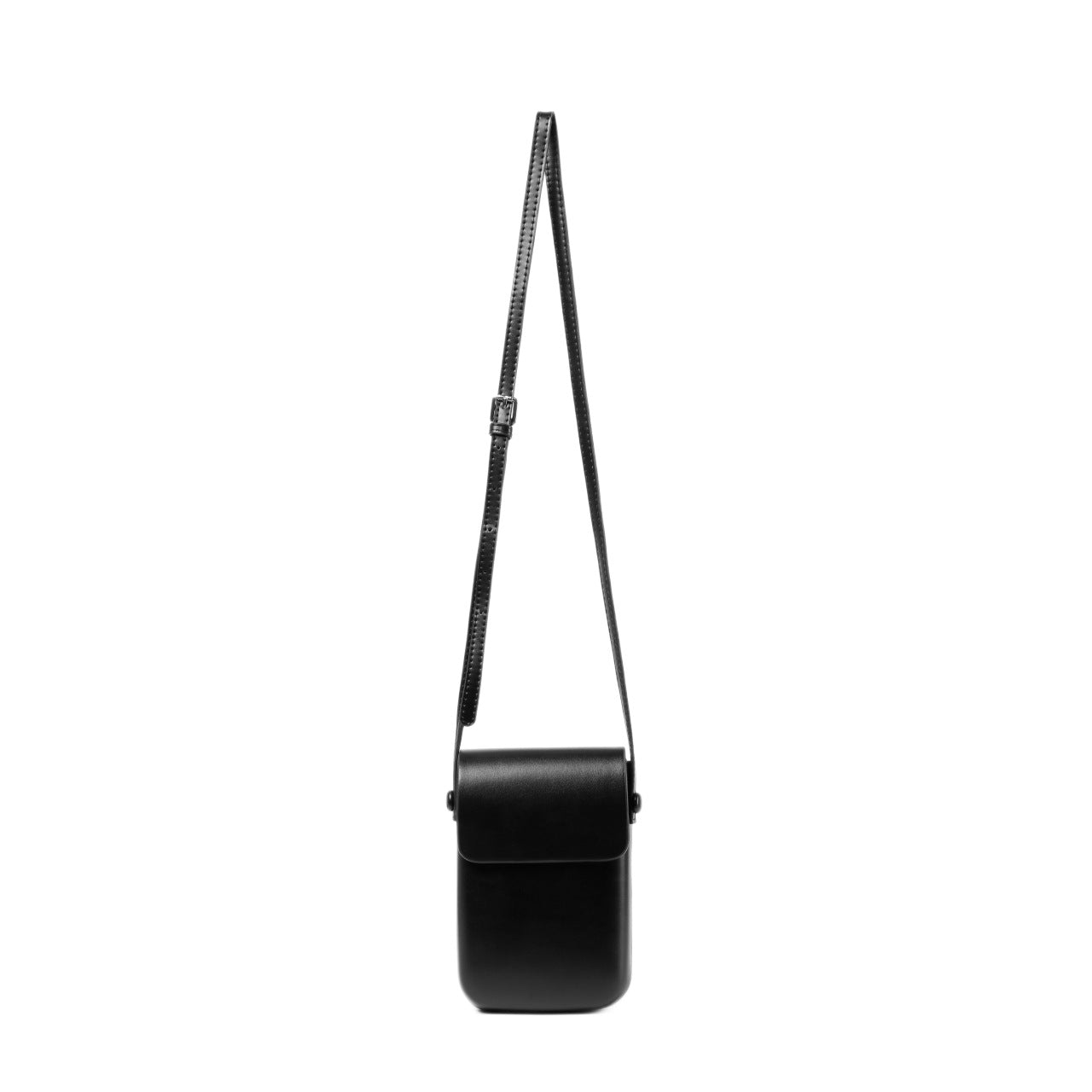 Kompakte Leder Crossbody Pouch Brehn