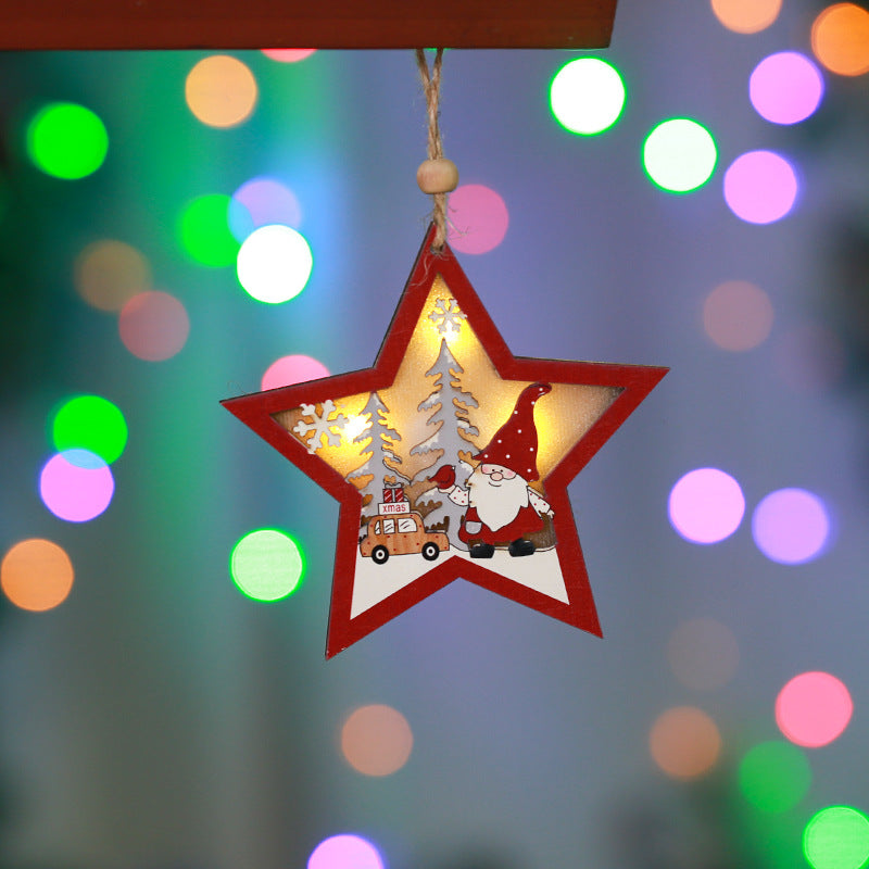 Weihnachtsbaum-Hängedeko in Sternform Brehn