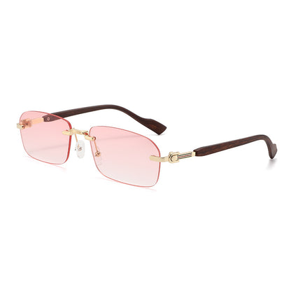 Herren Sleek Geometrischer Rahmen Sonnenbrillen Brehn