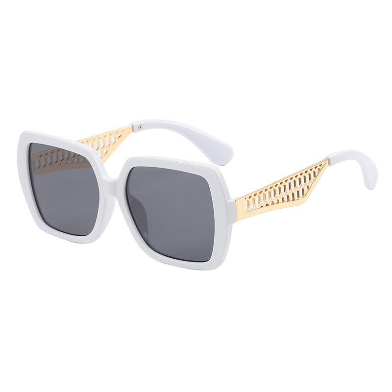 Damen Luxus-Sonnenbrille mit modischem Struktur-Rahmen Brehn