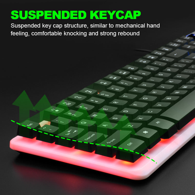 RGB Mechanical Gaming-Tastatur mit anpassbarer Hintergrundbeleuchtung Brehn