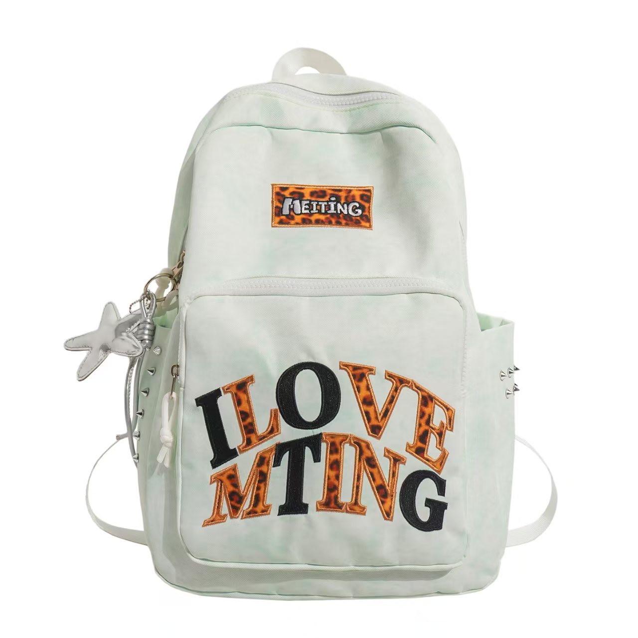 Trendiger Grafischer Bestickter Rucksack Brehn