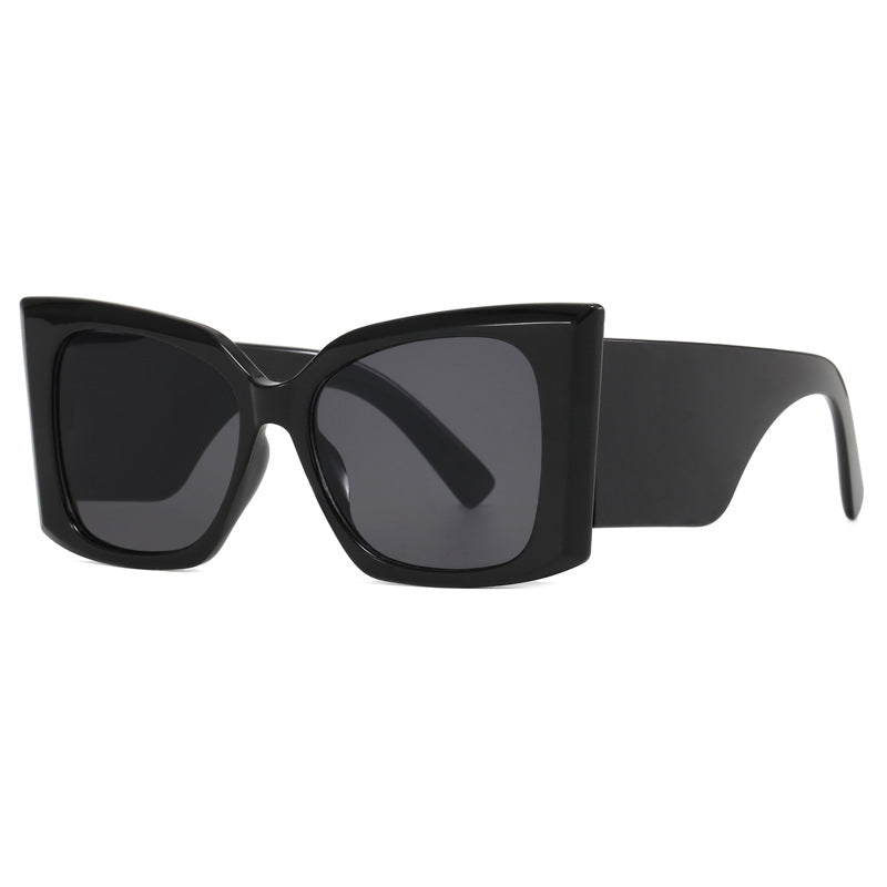 Damen oversized Sonnenbrille mit stylishem Katzenaugen-Rahmen Brehn