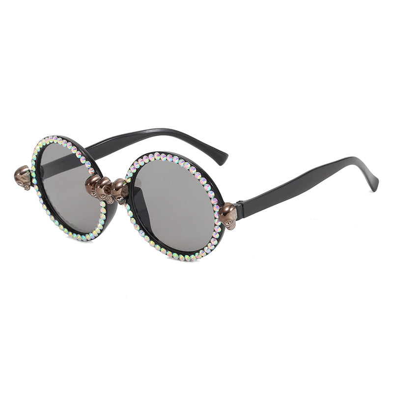 Damen Extravagante runde Sonnenbrille Brehn