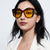 Damen stylische Katzenaugen Sonnenbrille Brehn