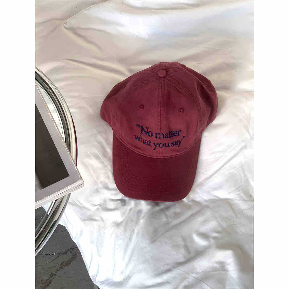 Damen Casual Bestickte Statement Cap Brehn