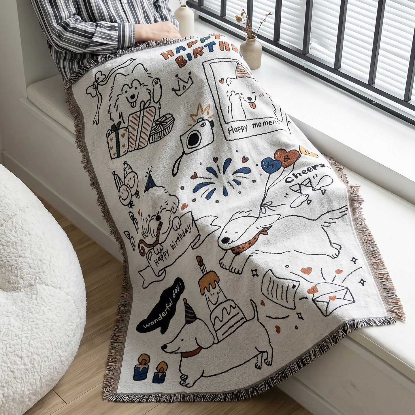 Dekorative Wurfdecke