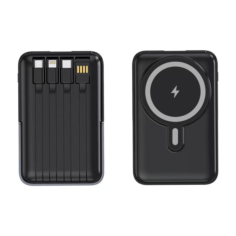 Powerbank mit integriertem Ladekabel und magnetischer Ladefunktion Brehn