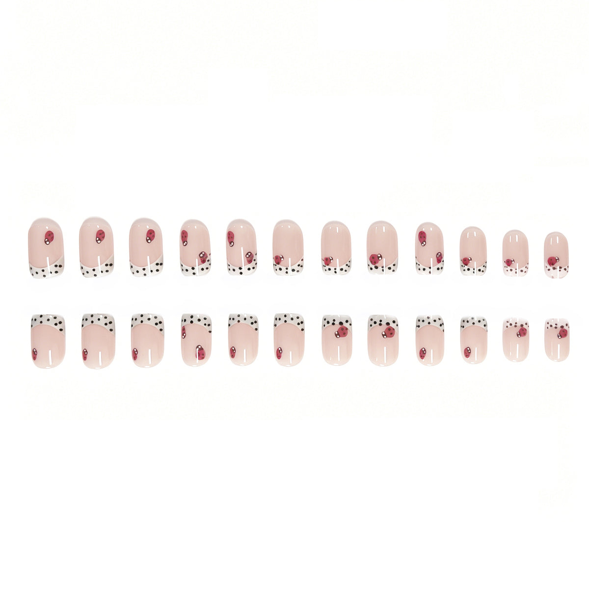 Marienkäfer-Themen Nagelkunst Verbesserungen Brehn