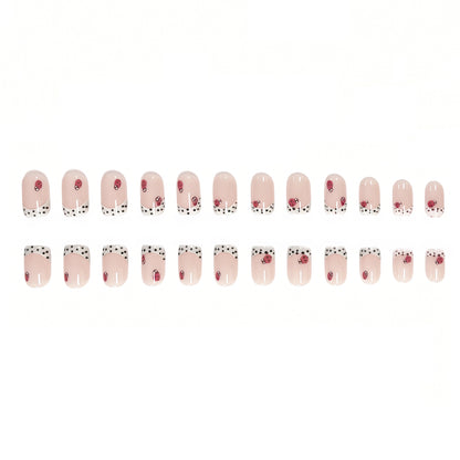 Marienkäfer-Themen Nagelkunst Verbesserungen Brehn