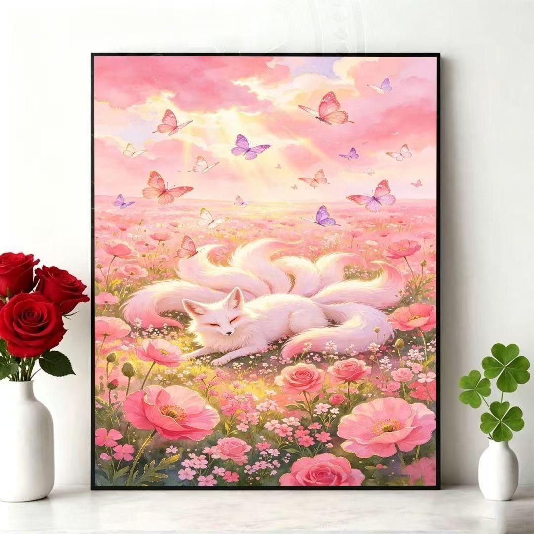 Träumende Blumenfantasie Wandkunst Brehn