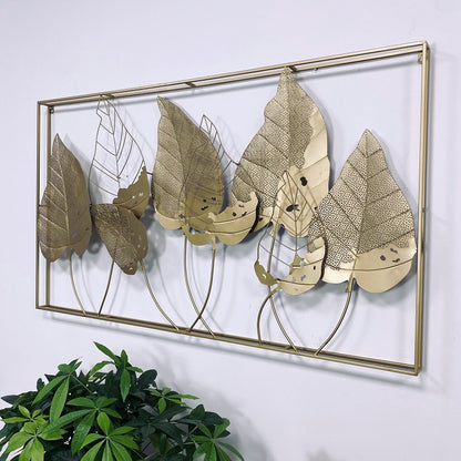 Dekorative Metallblatt-Wandkunstskulptur Brehn 1789208555