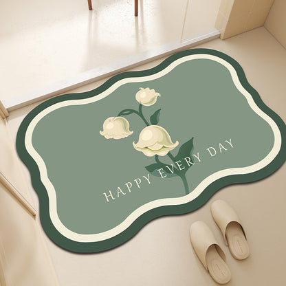 Blumen-Design Komfortmatte Brehn