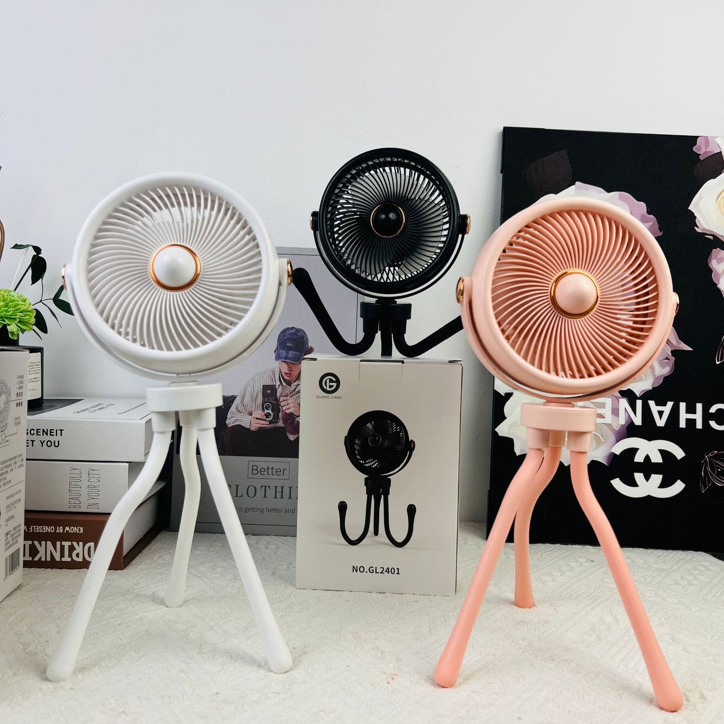 Süßer Tiermotiv Tragbarer Schreibtischventilator Brehn