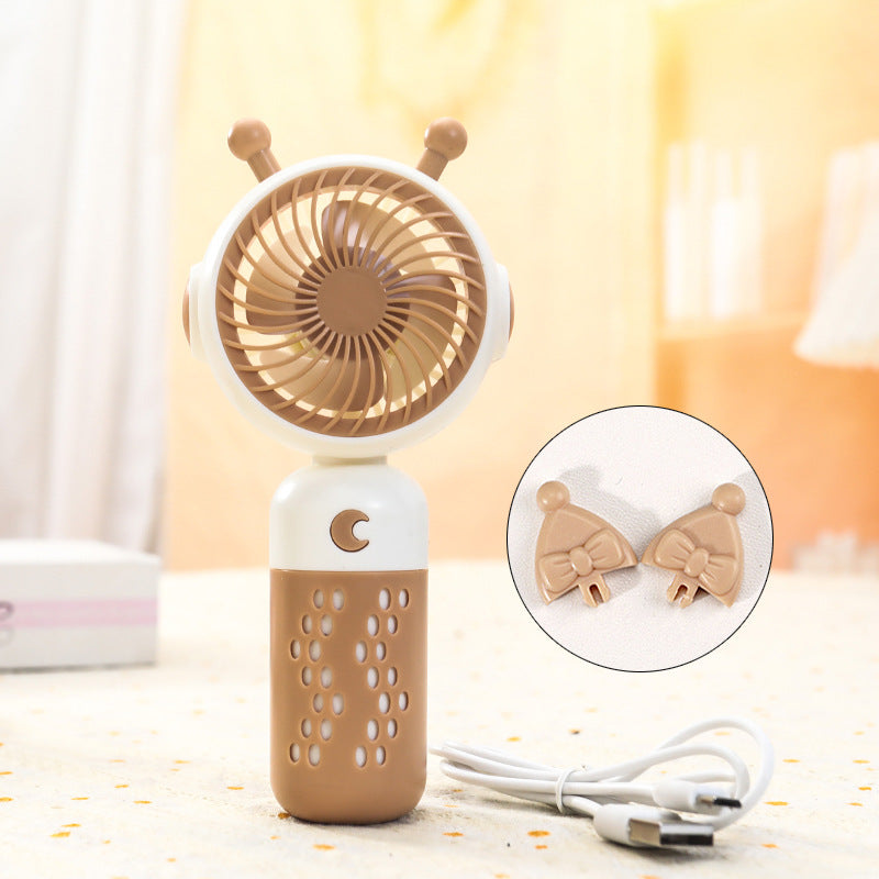 Damen Tragbarer Mini Handventilator mit Katzenohren Brehn