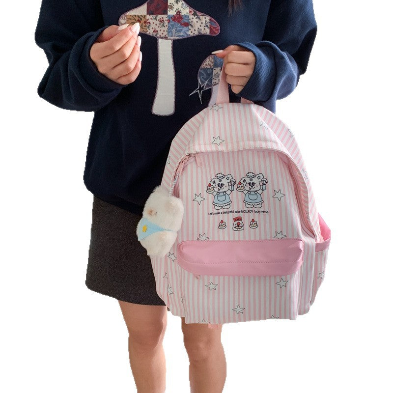 Rucksack mit Buntem Tiermotiv und Praktischen Fächern Brehn