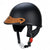 Retro Open-Face Motorradhelm mit Visier Brehn