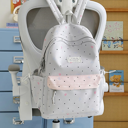 Charmanter gepunkteter Schulrucksack Brehn