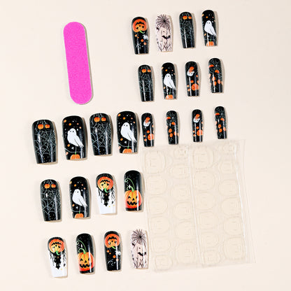 Festliche Halloween-Themen Nagelkunst Brehn